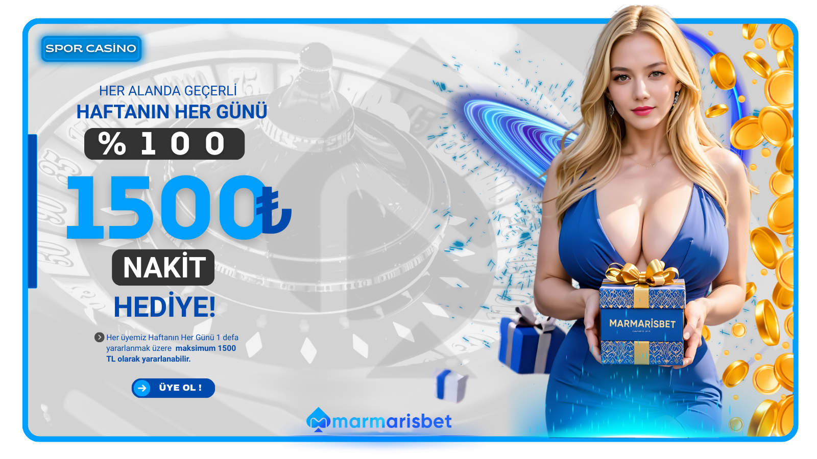 Haftanın Her Günü %100 / 1.500TL